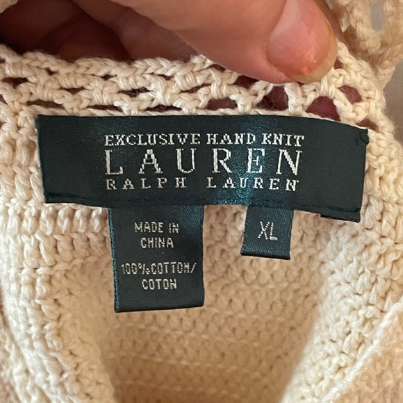 Lauren Ralph Lauren Chic Cream Knit Halter Top - Picture 8 of 8